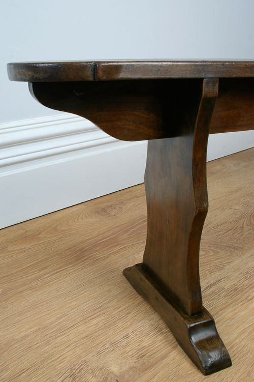 fig 6. Pair of 6ft 7” French Antique Provincial Cherry Wood Benches (Circa 1850)