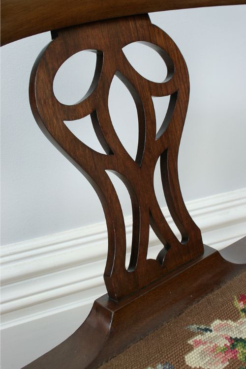 fig 4. George III Style Mahogany Corner Armchair (Circa 1900)