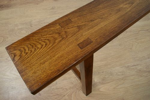fig 6. Pair of 5ft 7” French Antique Provincial Chestnut Benches (Circa 1890)