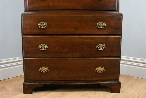 fig 2. George III Welsh Marches Oak Housekeepers Food Cupboard (Circa 1780)