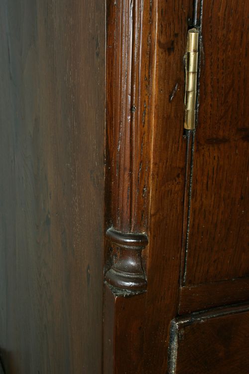 fig 6. George III Welsh Marches Oak Housekeepers Food Cupboard (Circa 1780)