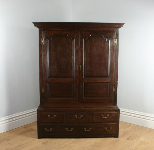 George III Welsh Oak Housekeepers Hanging Cupboard (Circa 1780)