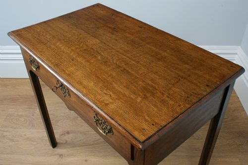 fig 2. George III English Oak Side Table (Circa 1780)