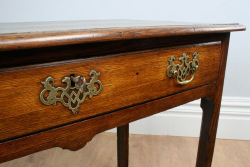 fig 5. George III English Oak Side Table (Circa 1780)