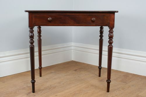 fig 1. French Mahogany Side Table (Circa 1860)