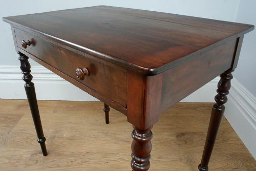 fig 6. French Mahogany Side Table (Circa 1860)