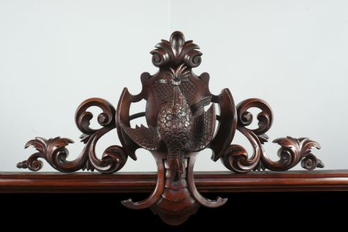 fig 5. Victorian Mahogany Mirrored Four Door Breakfront Chiffonier (c.1850)