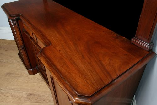 fig 8. Victorian Mahogany Mirrored Four Door Breakfront Chiffonier (c.1850)