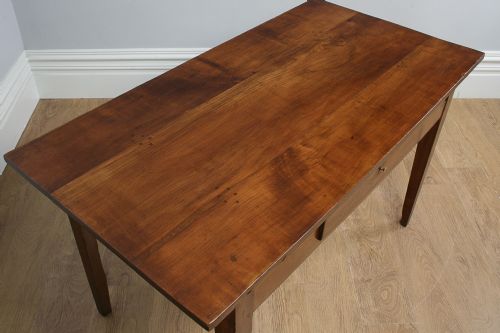 fig 3. French 4½” Wide Cherry-wood Farmhouse Refectory Table (Circa 1850)