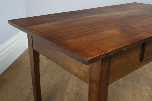 fig 4. French 4½” Wide Cherry-wood Farmhouse Refectory Table (Circa 1850)