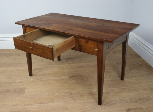 fig 9. French 4½” Wide Cherry-wood Farmhouse Refectory Table (Circa 1850)