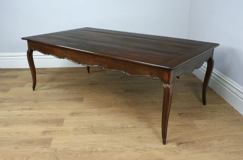 fig 3. Large French 7ft x 4ft Cherry Wood Refectory Table (Circa 1820)