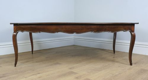 fig 2. Large French 7ft x 4ft Cherry Wood Refectory Table (Circa 1820)