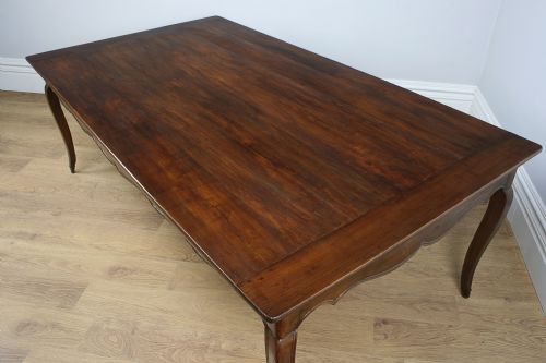 fig 4. Large French 7ft x 4ft Cherry Wood Refectory Table (Circa 1820)