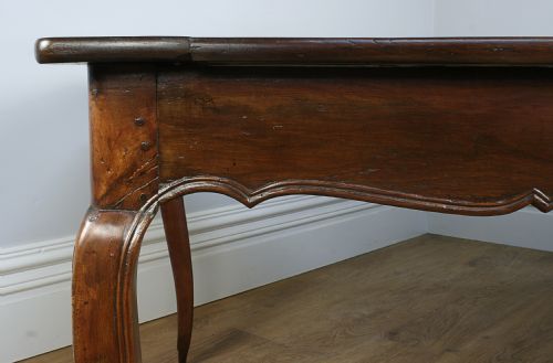 fig 7. Large French 7ft x 4ft Cherry Wood Refectory Table (Circa 1820)