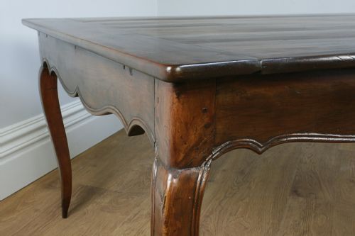 fig 10. Large French 7ft x 4ft Cherry Wood Refectory Table (Circa 1820)