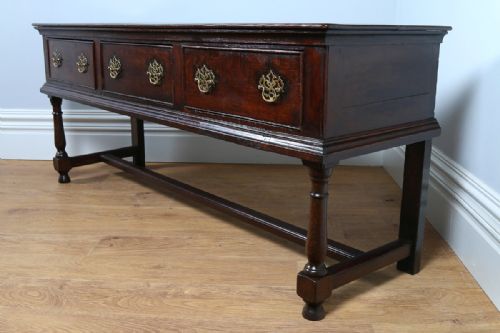 fig 2. George II English Country Oak 6ft Dresser Base (Circa 1740)