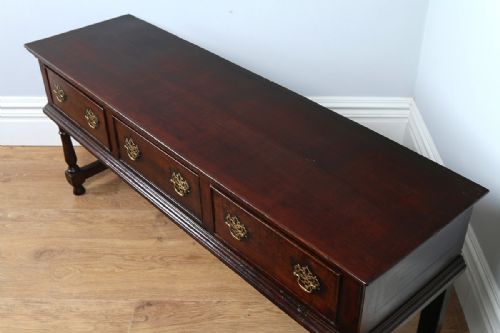 fig 3. George II English Country Oak 6ft Dresser Base (Circa 1740)