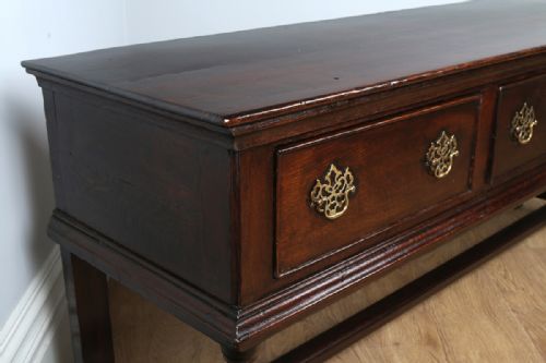 fig 5. George II English Country Oak 6ft Dresser Base (Circa 1740)