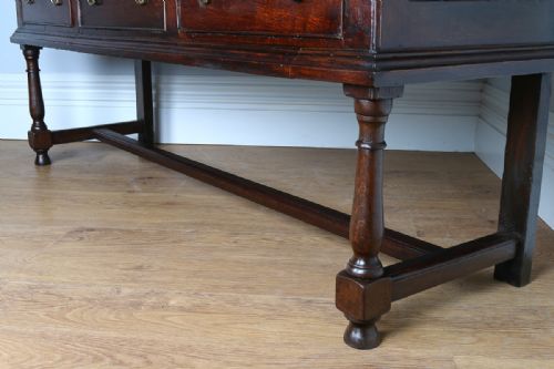 fig 8. George II English Country Oak 6ft Dresser Base (Circa 1740)