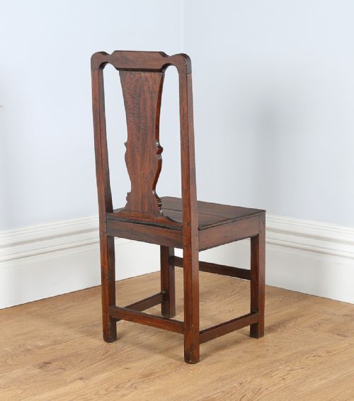 fig 8. George II English Oak Country Hall Chair (Circa 1750)