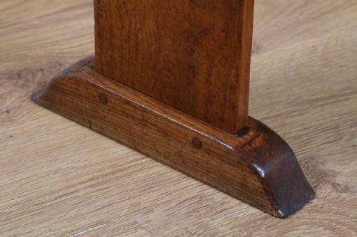 fig 7. Pair of 6ft 7” French Provincial Cherry Wood Benches (Circa 1840)