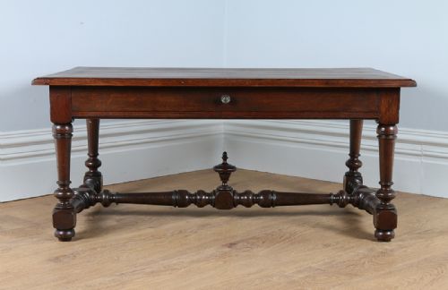 fig 2. French Provincial Oak Rectangular Coffee Table (Circa 1850)