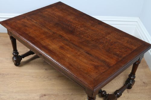 fig 3. French Provincial Oak Rectangular Coffee Table (Circa 1850)