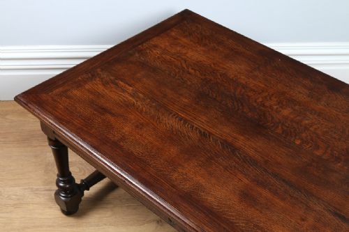 fig 4. French Provincial Oak Rectangular Coffee Table (Circa 1850)