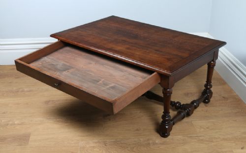 fig 7. French Provincial Oak Rectangular Coffee Table (Circa 1850)