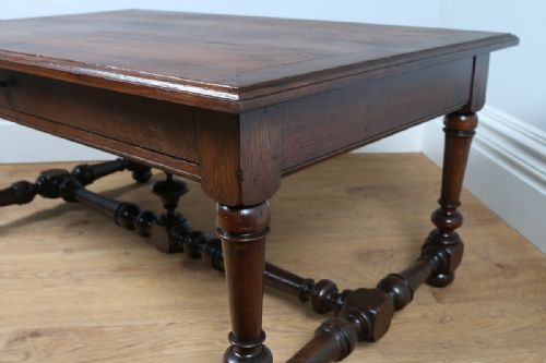 fig 8. French Provincial Oak Rectangular Coffee Table (Circa 1850)