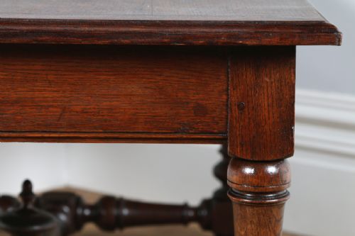 fig 9. French Provincial Oak Rectangular Coffee Table (Circa 1850)