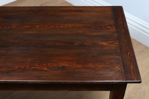 fig 3. French 7ft 2” Pine Farmhouse Refectory Table (Circa 1850)