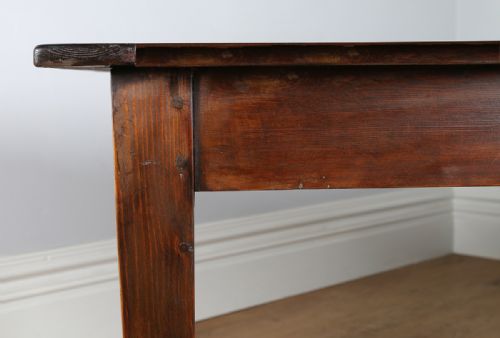 fig 6. French 7ft 2” Pine Farmhouse Refectory Table (Circa 1850)