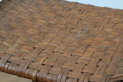 fig 6. English Victorian Wicker Rattan Stool (Circa 1880)