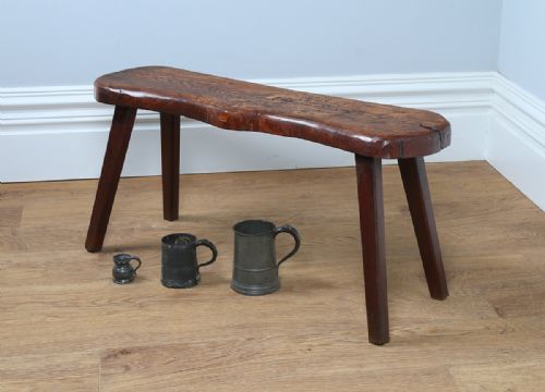French Chestnut Provincial Coffee Table / Bench (Circa 1830)