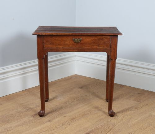 fig 1. George II English Oak Side Table (Circa 1730)