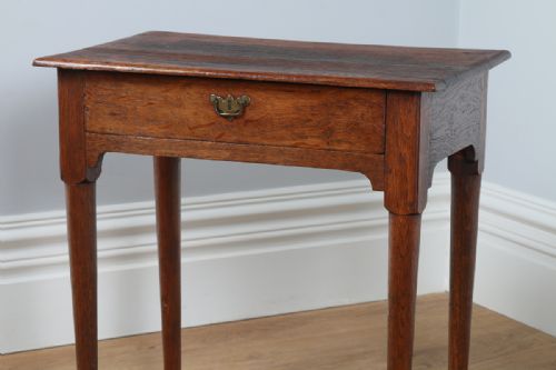fig 2. George II English Oak Side Table (Circa 1730)