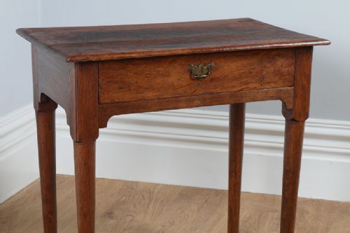 fig 4. George II English Oak Side Table (Circa 1730)