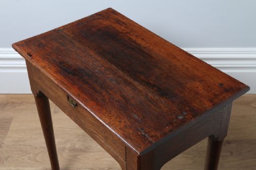 fig 5. George II English Oak Side Table (Circa 1730)