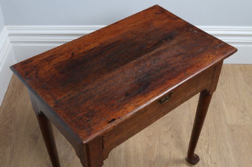 fig 6. George II English Oak Side Table (Circa 1730)