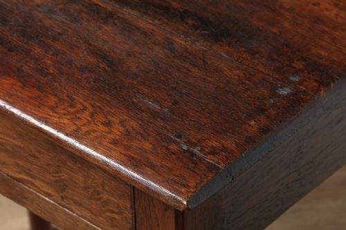fig 7. George II English Oak Side Table (Circa 1730)