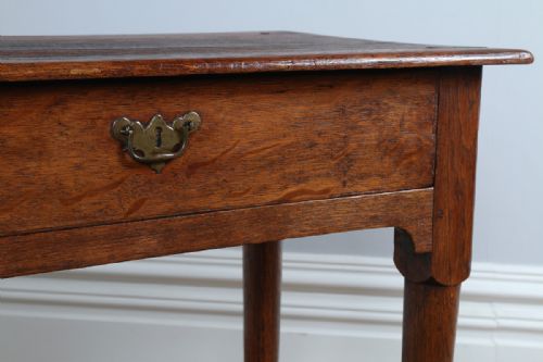 fig 8. George II English Oak Side Table (Circa 1730)