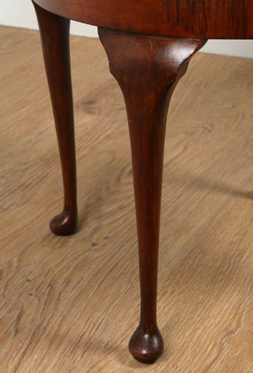 fig 8. Edwardian Burr Walnut Glass Coffee Table & Serving Tray (Circa 1900)