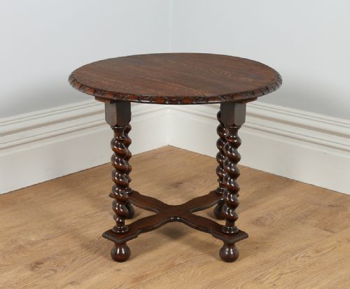 fig 1. Jacobean Style Oak Coffee Table (Circa 1920)