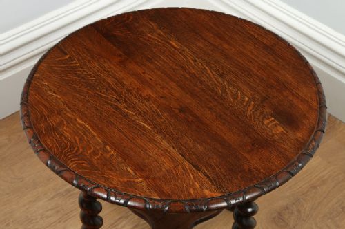 fig 2. Jacobean Style Oak Coffee Table (Circa 1920)