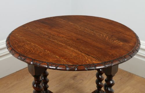 fig 3. Jacobean Style Oak Coffee Table (Circa 1920)