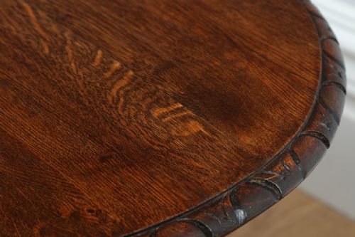 fig 5. Jacobean Style Oak Coffee Table (Circa 1920)