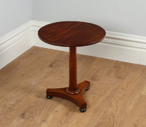 William IV Mahogany Occasional Round Table (Circa 1830)