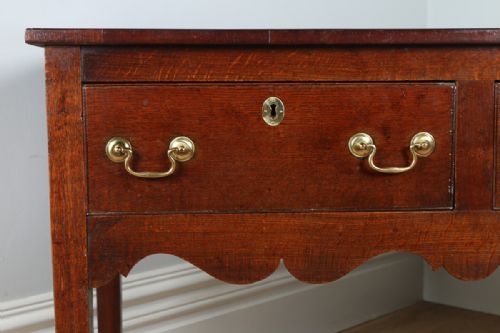 fig 6. George III Oak Border Counties Dresser Base (Circa 1790)